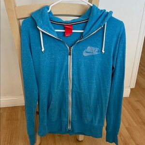Nike Teal Full-Zip Hoodie
